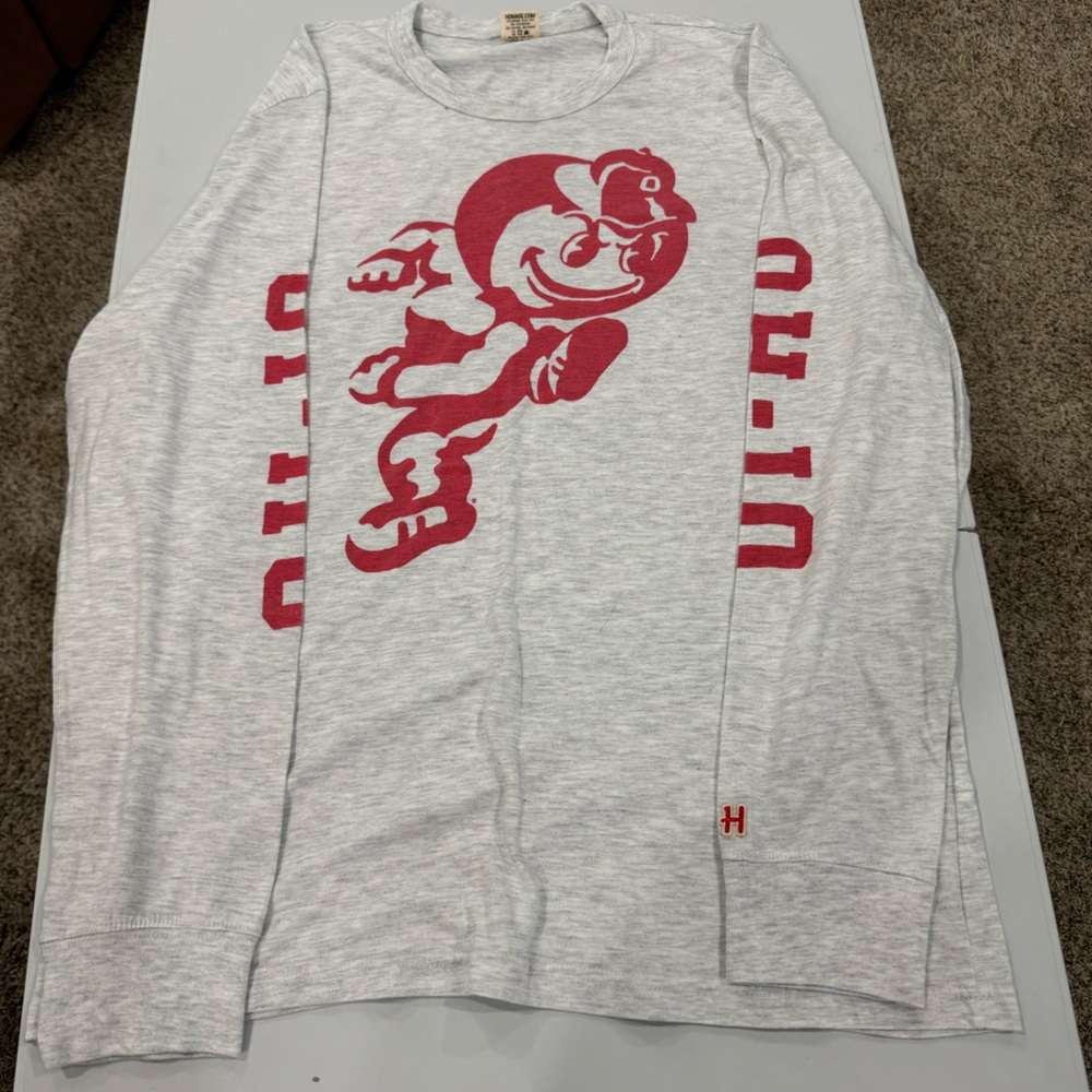 Homage Ohio State T-Shirt-Long Sleeve